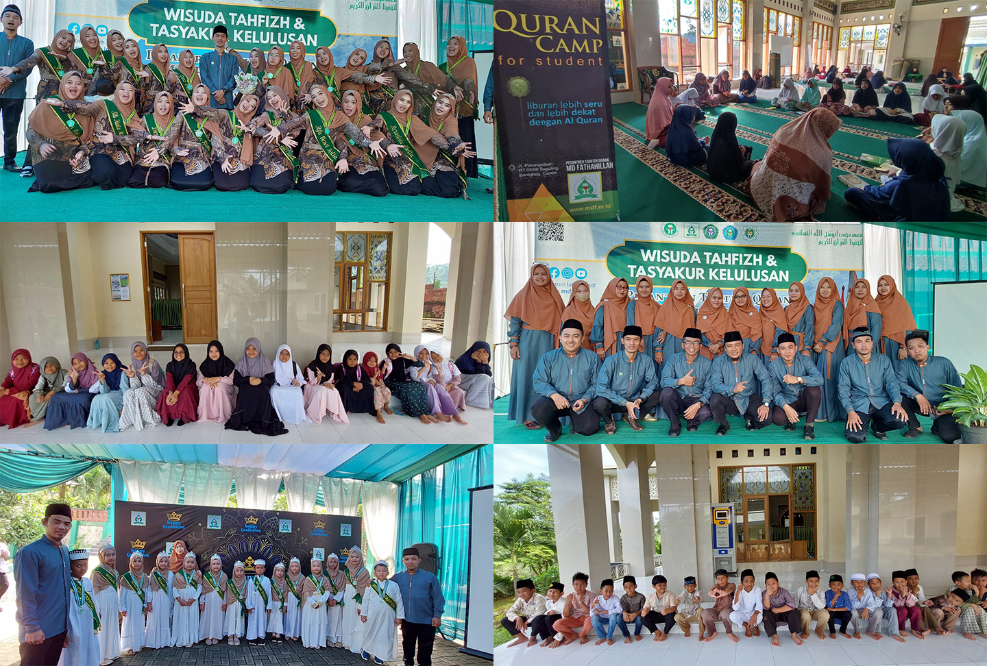 Dua Acara-Acara MDF belakangan ini: Wisuda Tahfizh Dan Tasyakur Kelulusan, Qur'an Camp